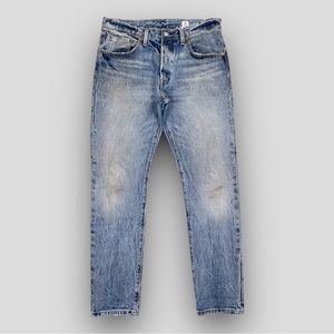 Levi's 501 Red Tab Button Fly White Oak Cone Selvedge Redline Denim Jeans